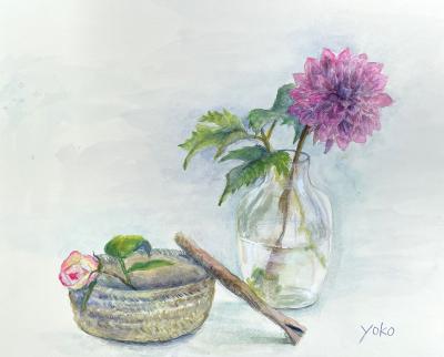 夏の水彩画