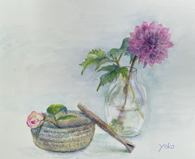夏の水彩画