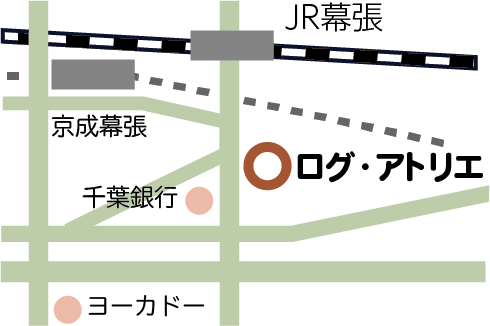 ログ・アトリエ会場地図