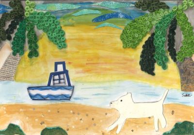 クイリングの制作風景
